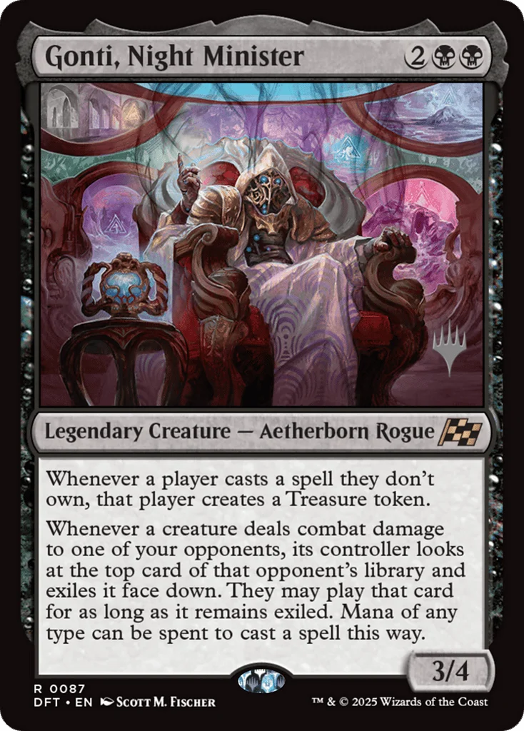 Gonti, Night Minister · Aetherdrift Promos