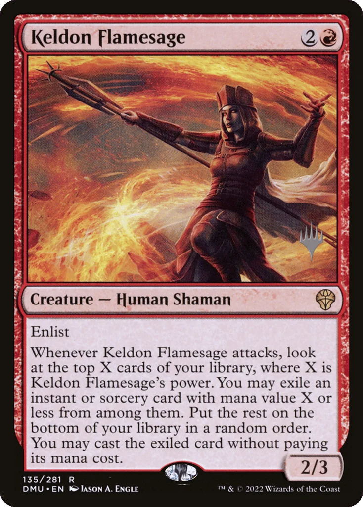 Keldon Flamesage · Dominaria United Promos