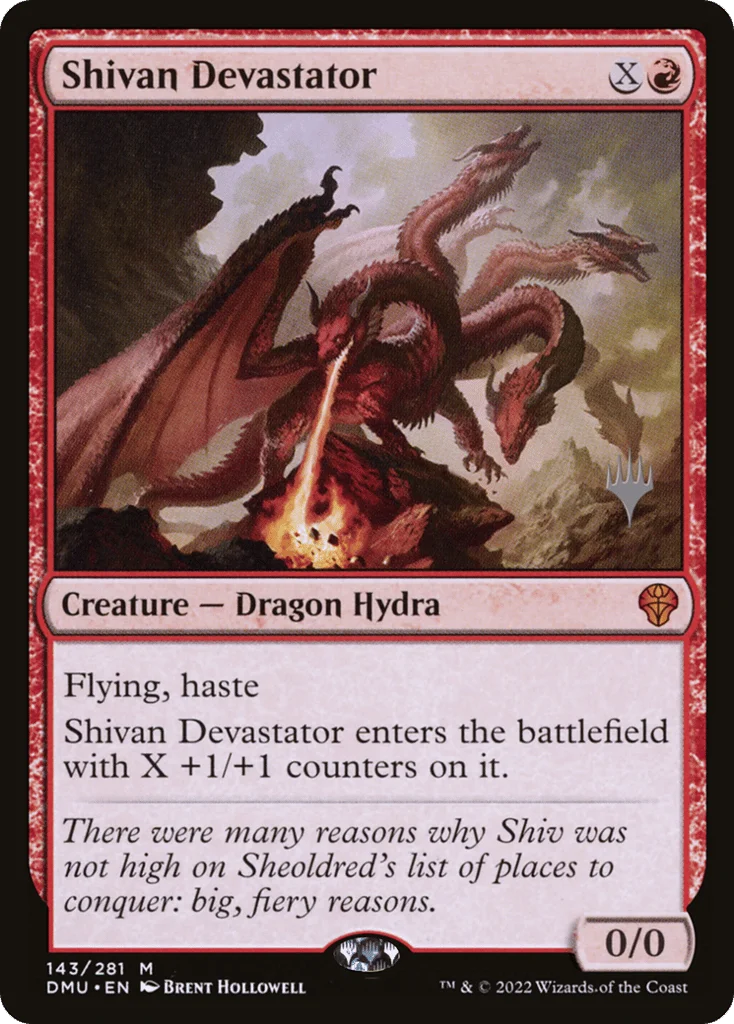 Shivan Devastator · Dominaria United Promos