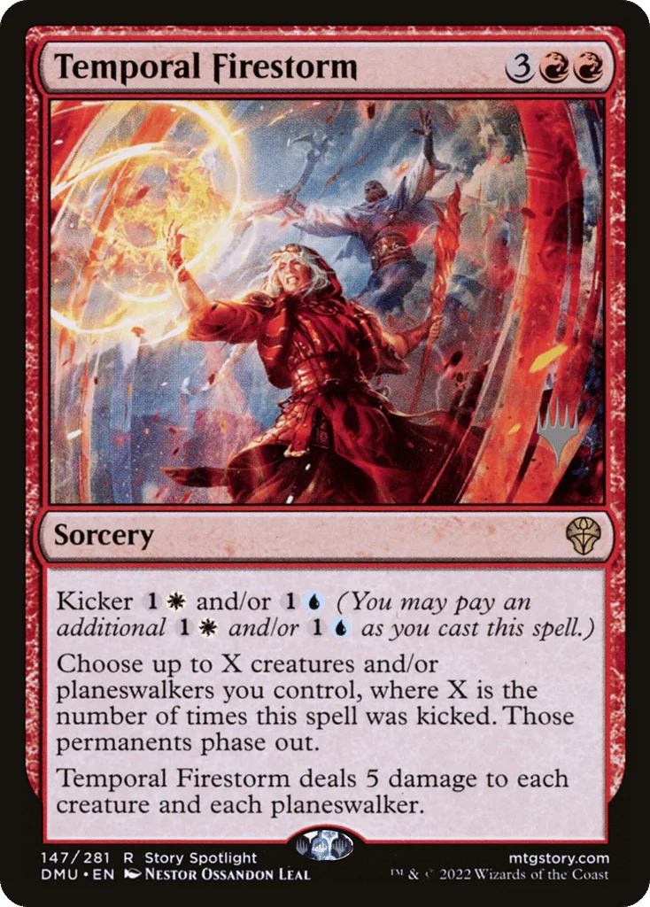 Temporal Firestorm · Dominaria United Promos