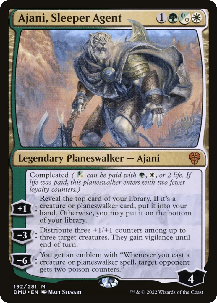 Ajani, Sleeper Agent · Dominaria United Promos