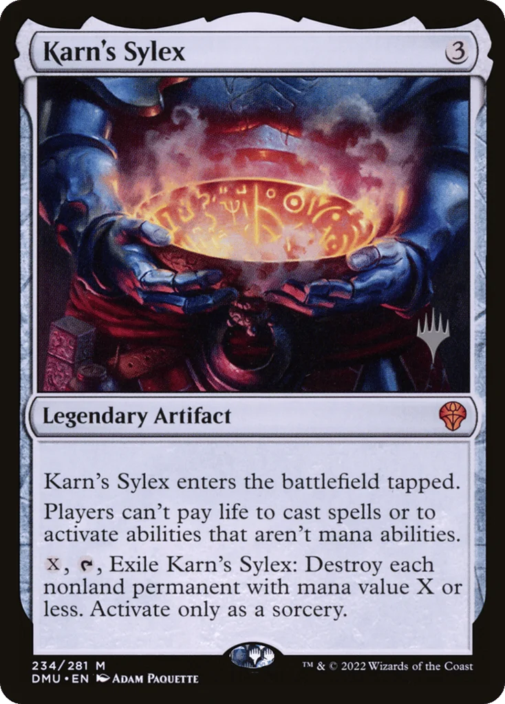 Karn's Sylex · Dominaria United Promos