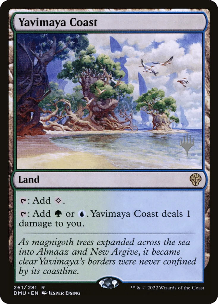 Yavimaya Coast · Dominaria United Promos