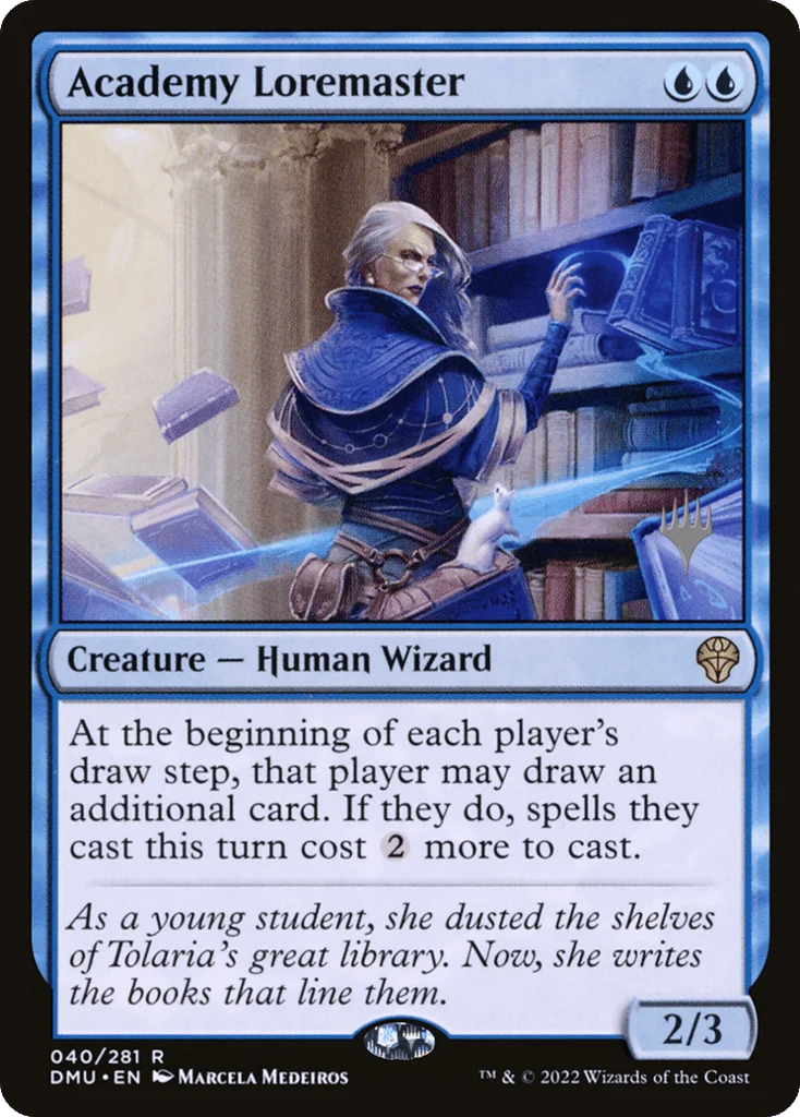 Academy Loremaster · Dominaria United Promos