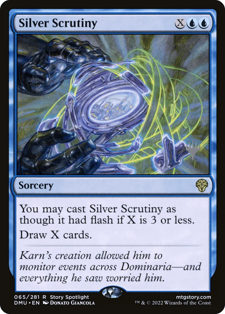 Silver Scrutiny · Dominaria United Promos
