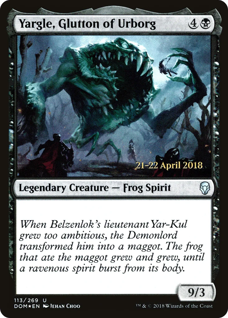 Yargle, Glutton of Urborg · Dominaria Promos