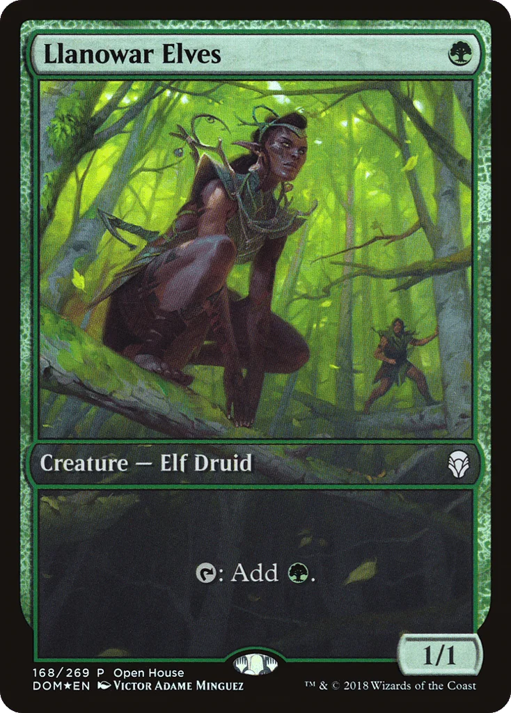 Llanowar Elves · Dominaria Promos