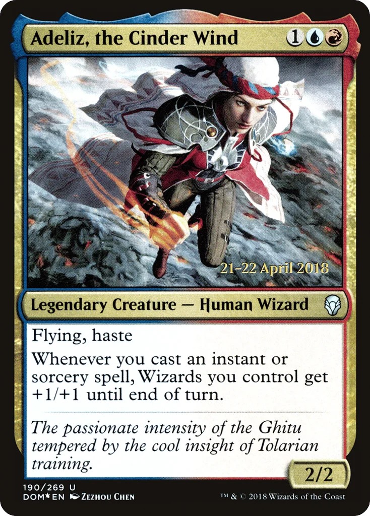 Adeliz, the Cinder Wind · Dominaria Promos