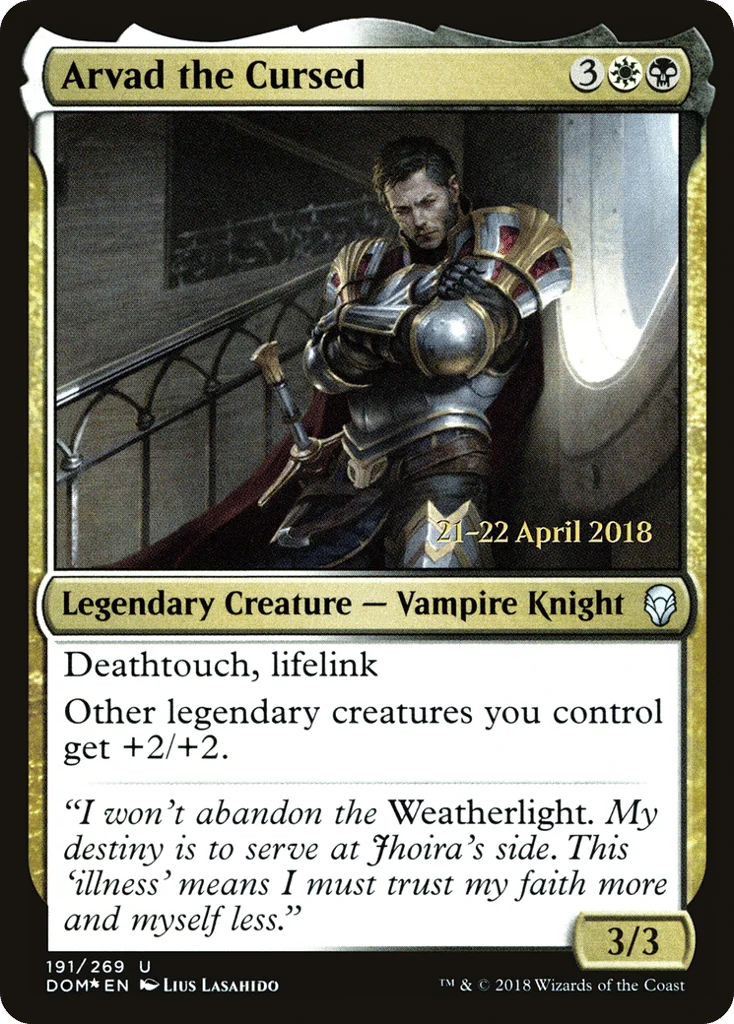 Arvad the Cursed · Dominaria Promos