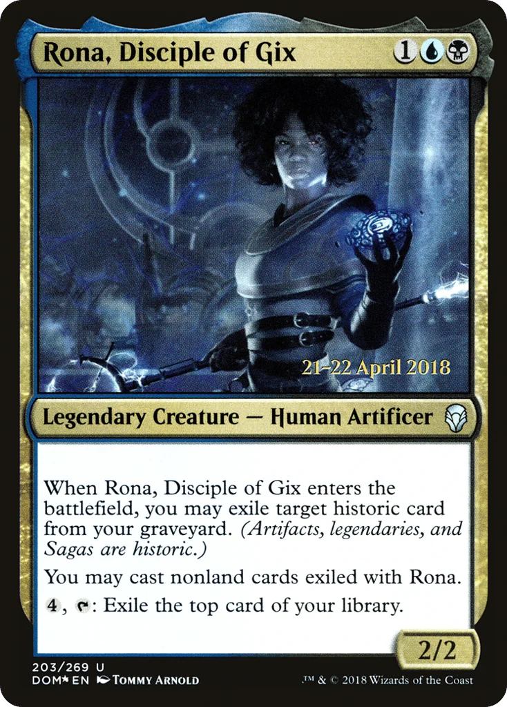 Rona, Disciple of Gix · Dominaria Promos