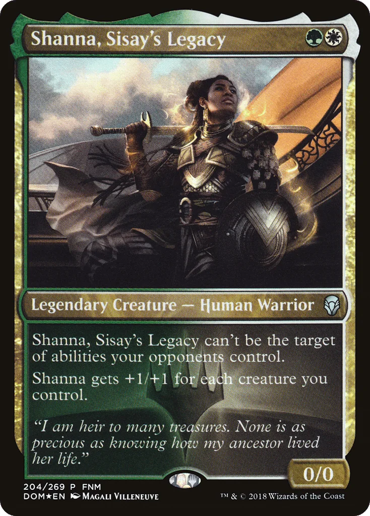 Shanna, Sisay's Legacy · Dominaria Promos