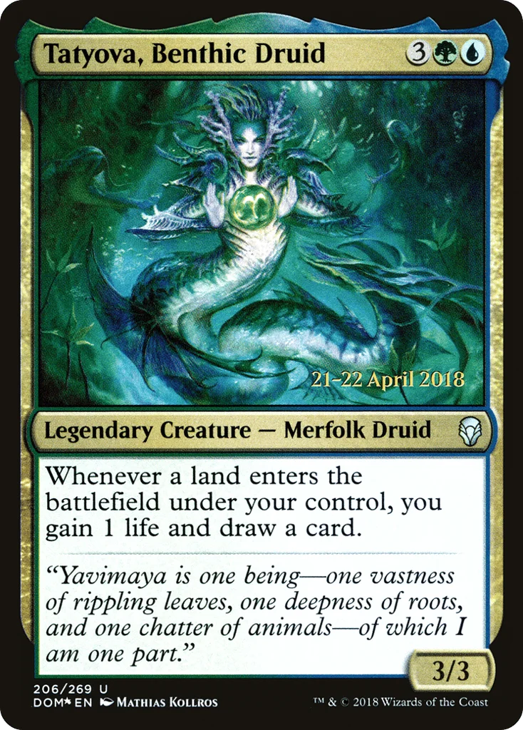 Tatyova, Benthic Druid · Dominaria Promos