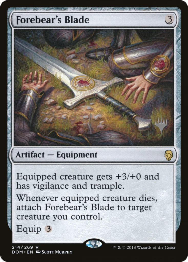 Forebear's Blade · Dominaria Promos