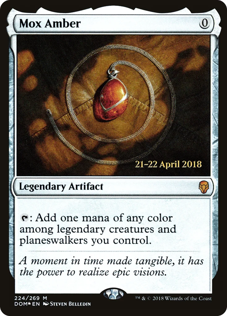 Mox Amber · Dominaria Promos