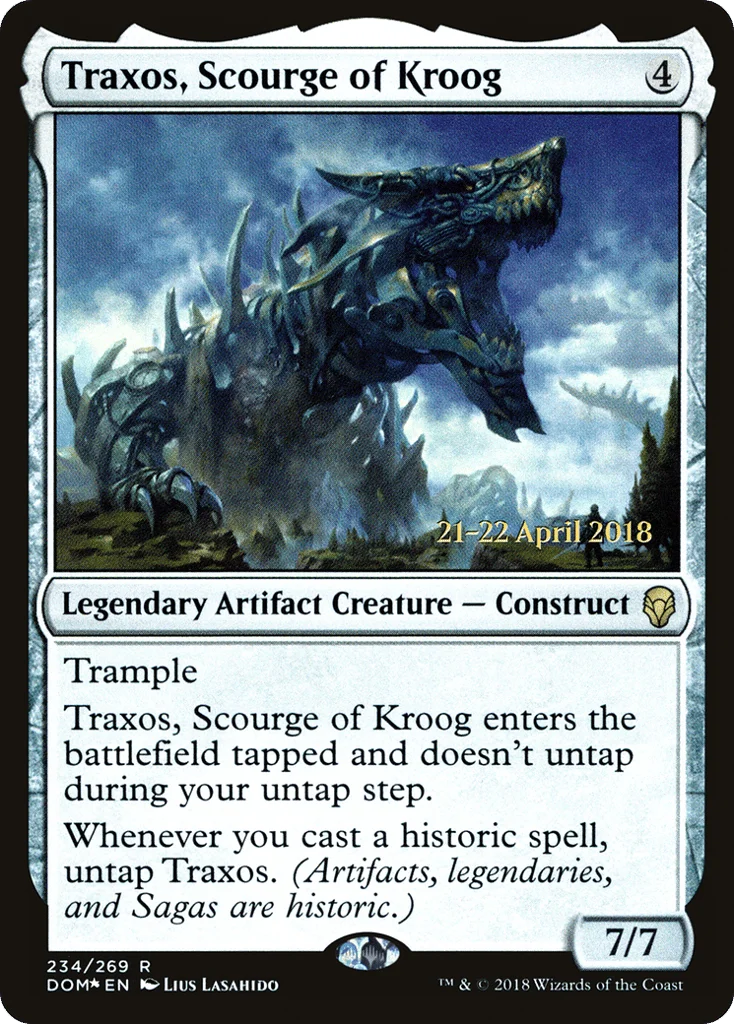 Traxos, Scourge of Kroog · Dominaria Promos