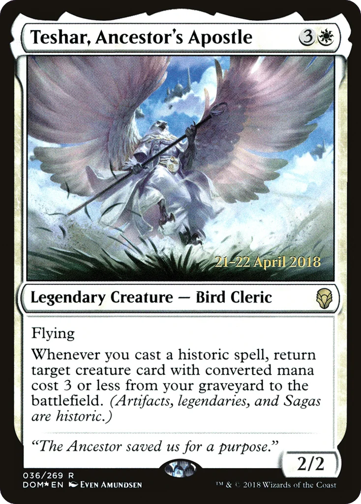Teshar, Ancestor's Apostle · Dominaria Promos
