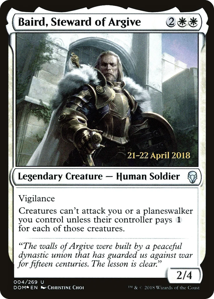 Baird, Steward of Argive · Dominaria Promos
