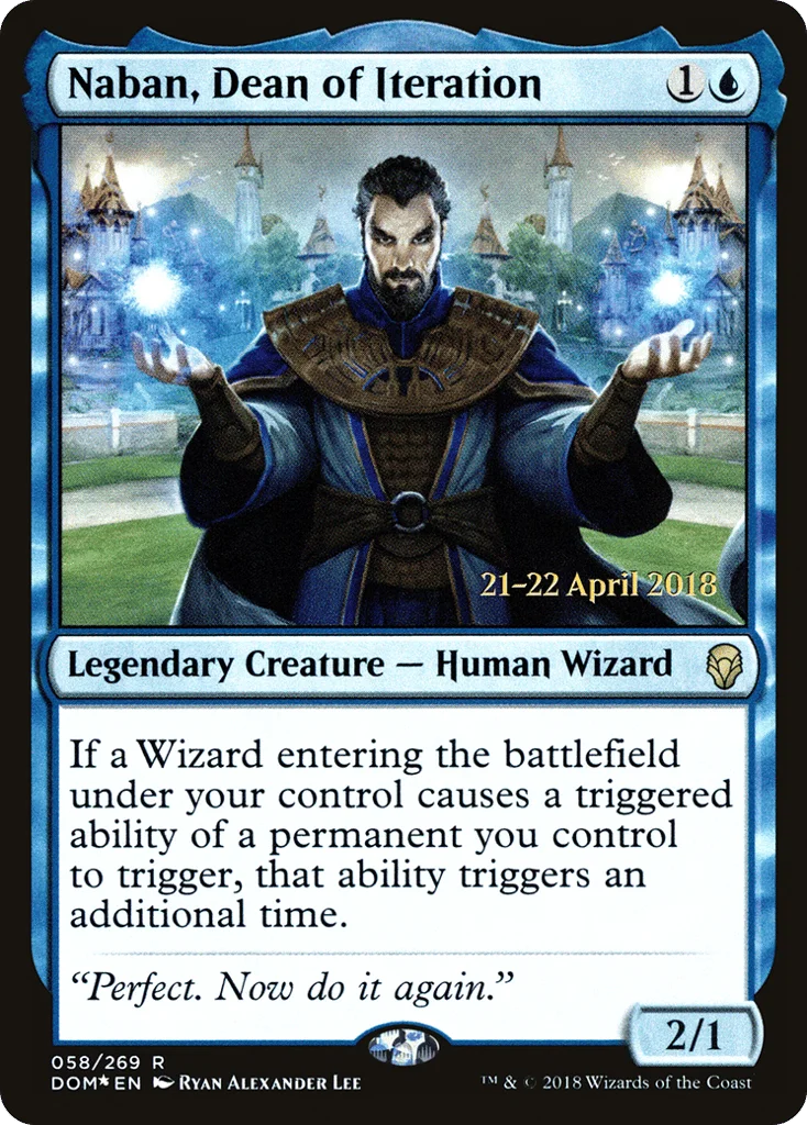 Naban, Dean of Iteration · Dominaria Promos
