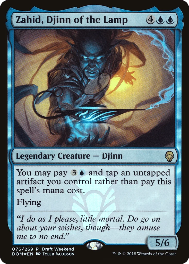 Zahid, Djinn of the Lamp · Dominaria Promos