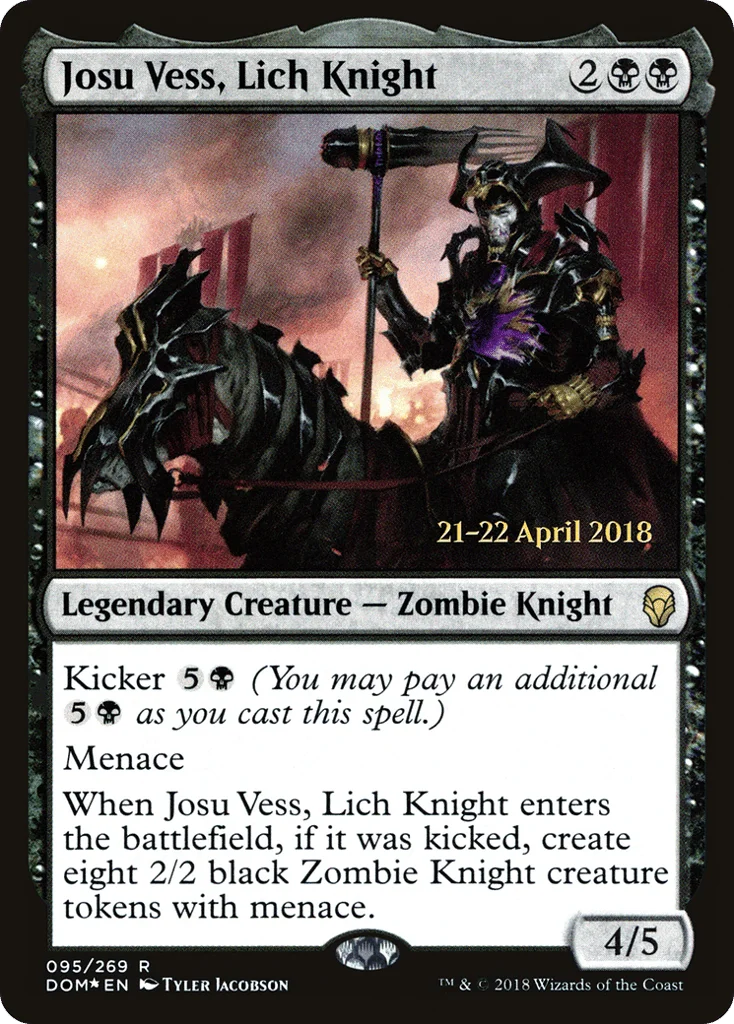 Josu Vess, Lich Knight · Dominaria Promos