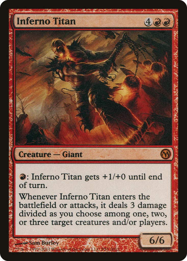 Inferno Titan · Duels of the Planeswalkers 2012 Promos