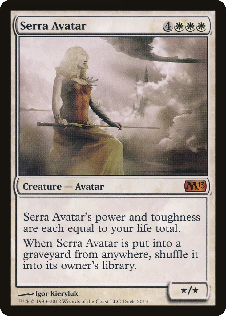 Serra Avatar · Duels of the Planeswalkers 2013 Promos