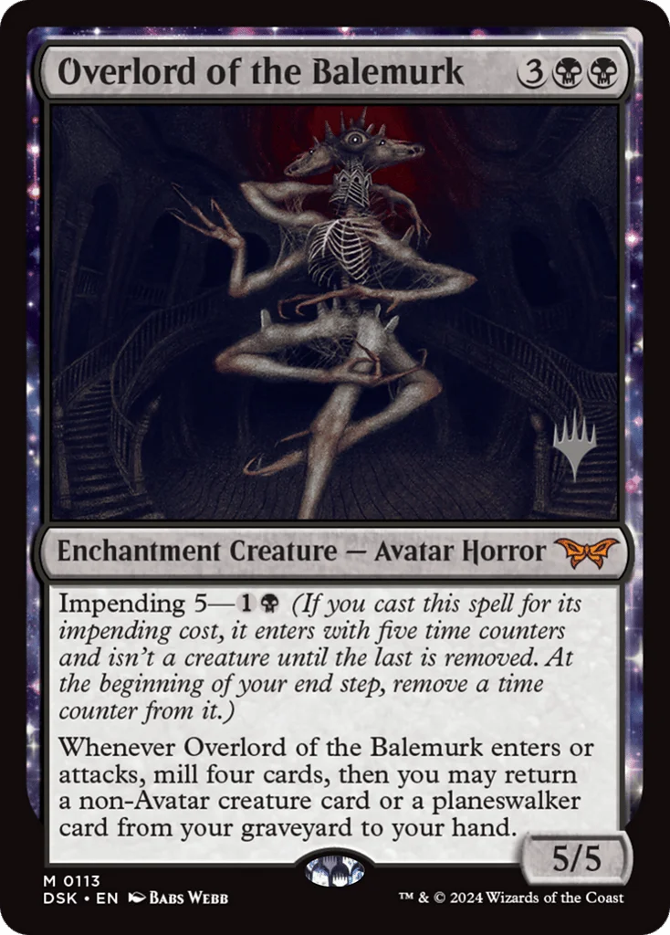 Overlord of the Balemurk · Duskmourn: House of Horror Promos