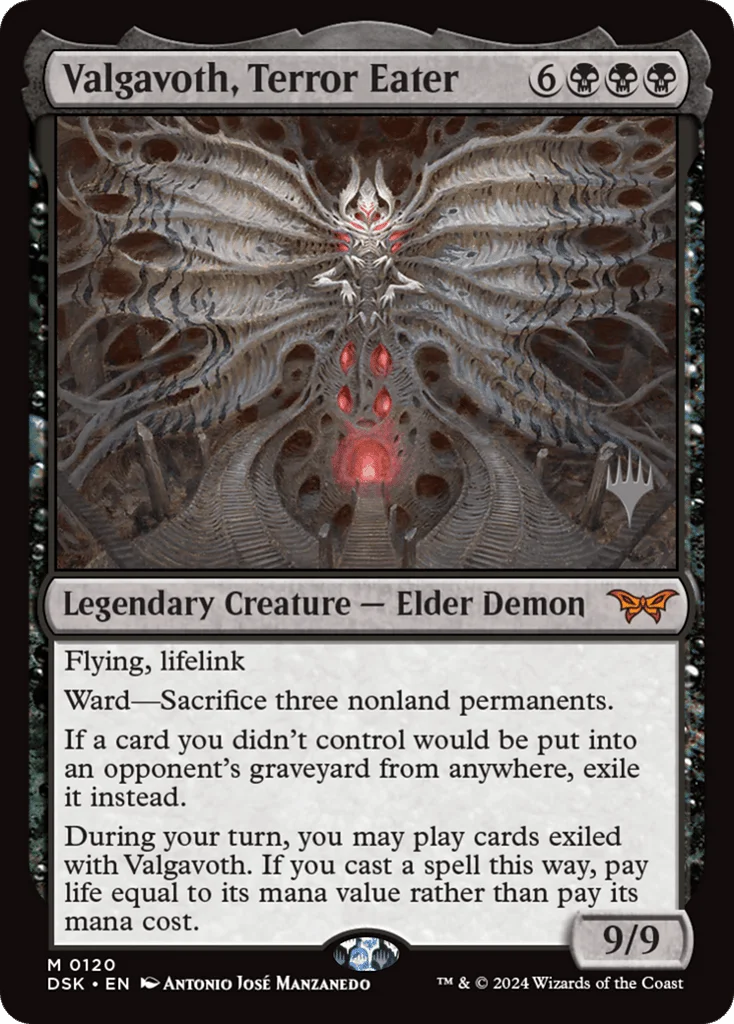 Valgavoth, Terror Eater · Duskmourn: House of Horror Promos
