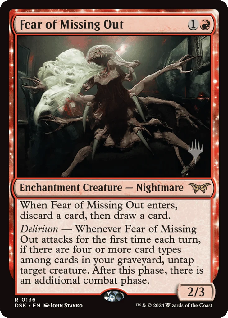 Fear of Missing Out · Duskmourn: House of Horror Promos