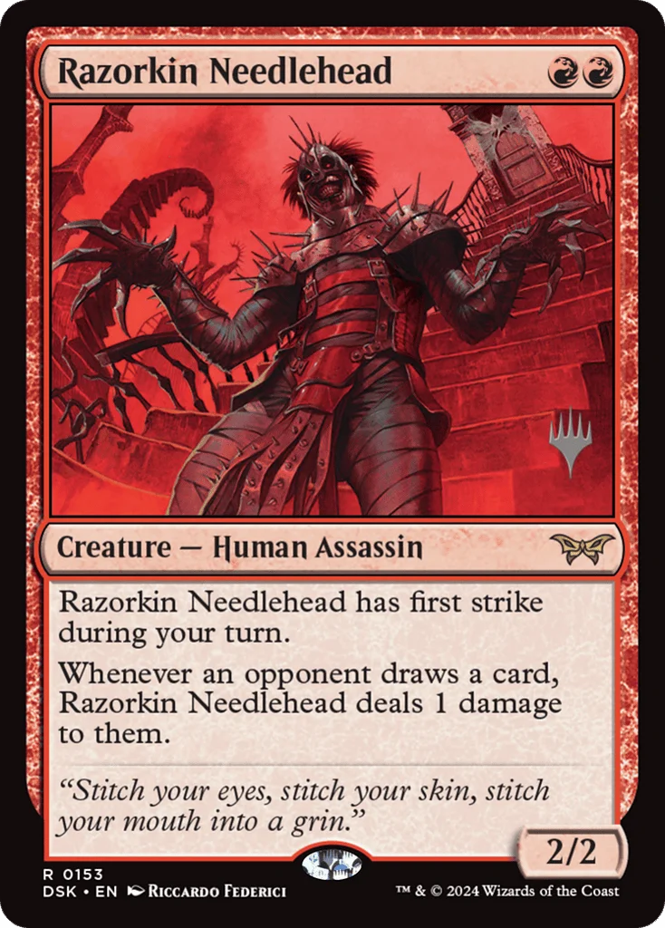 Razorkin Needlehead · Duskmourn: House of Horror Promos