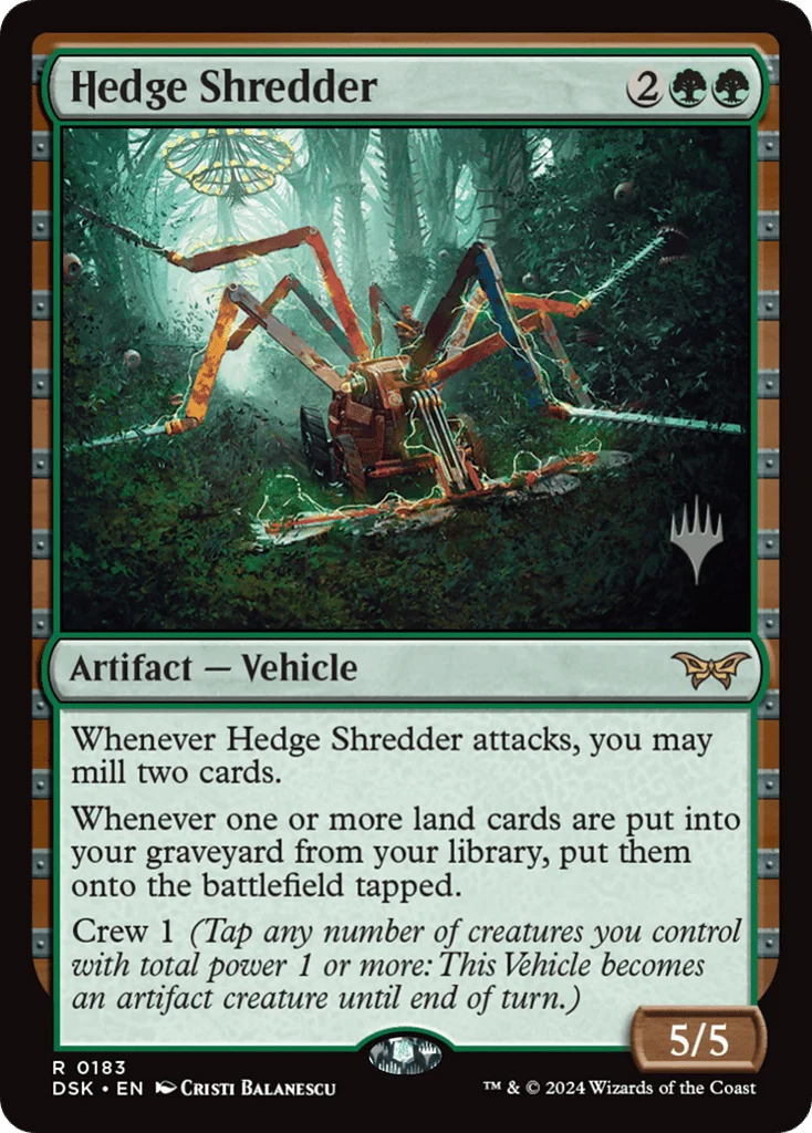 Hedge Shredder · Duskmourn: House of Horror Promos