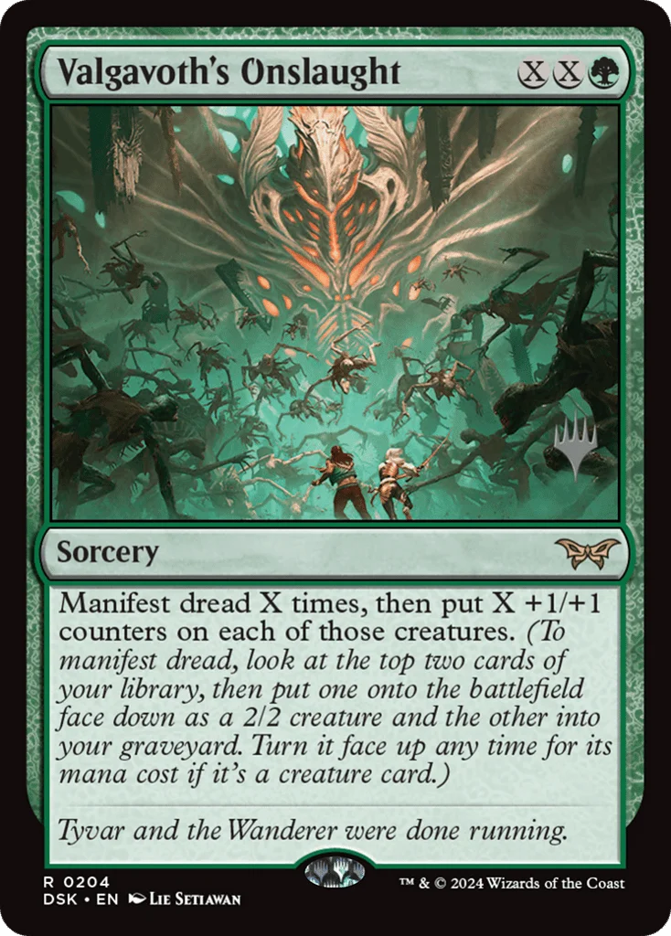 Valgavoth's Onslaught · Duskmourn: House of Horror Promos