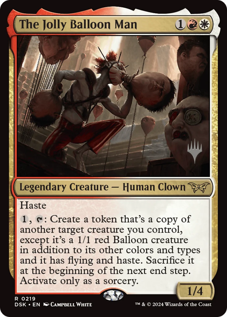 The Jolly Balloon Man · Duskmourn: House of Horror Promos