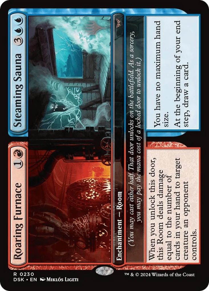 Roaring Furnace // Steaming Sauna · Duskmourn: House of Horror Promos