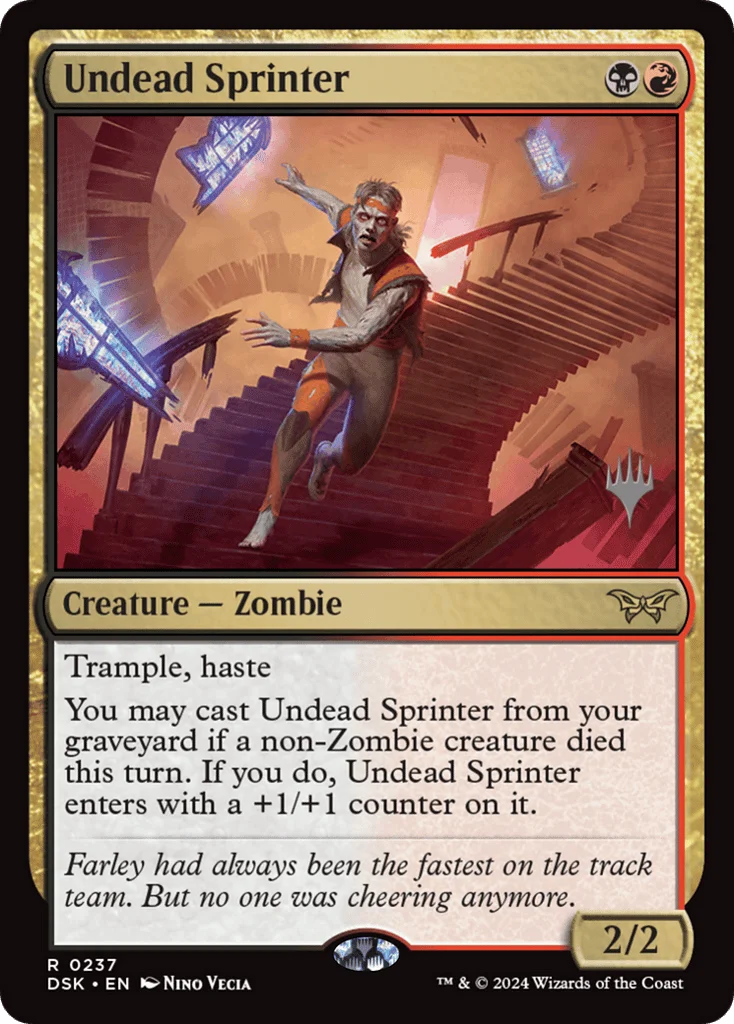 Undead Sprinter · Duskmourn: House of Horror Promos
