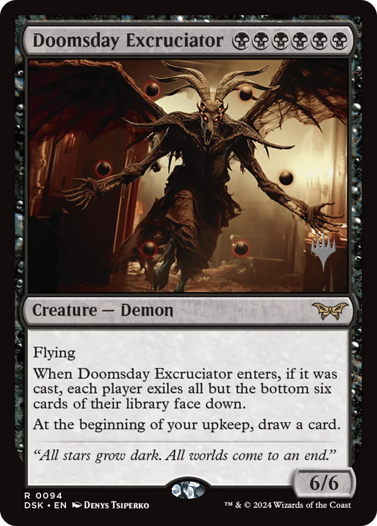 Doomsday Excruciator · Duskmourn: House of Horror Promos
