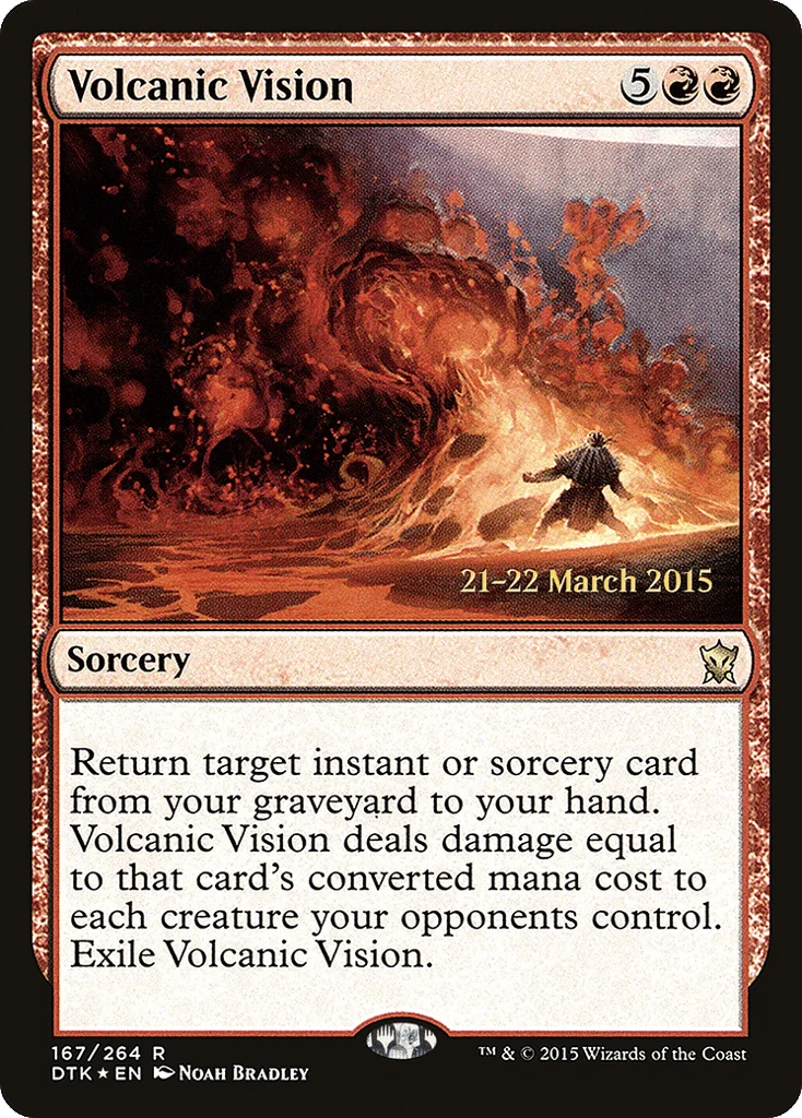 Volcanic Vision · Dragons of Tarkir Promos