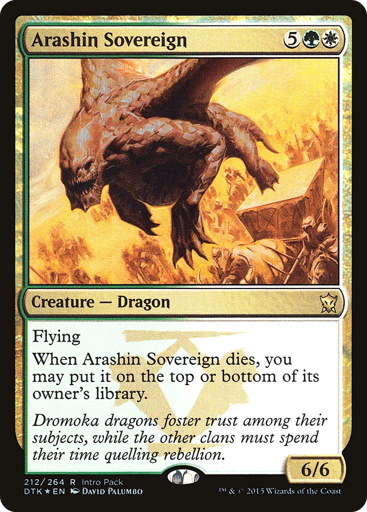 Arashin Sovereign · Dragons of Tarkir Promos