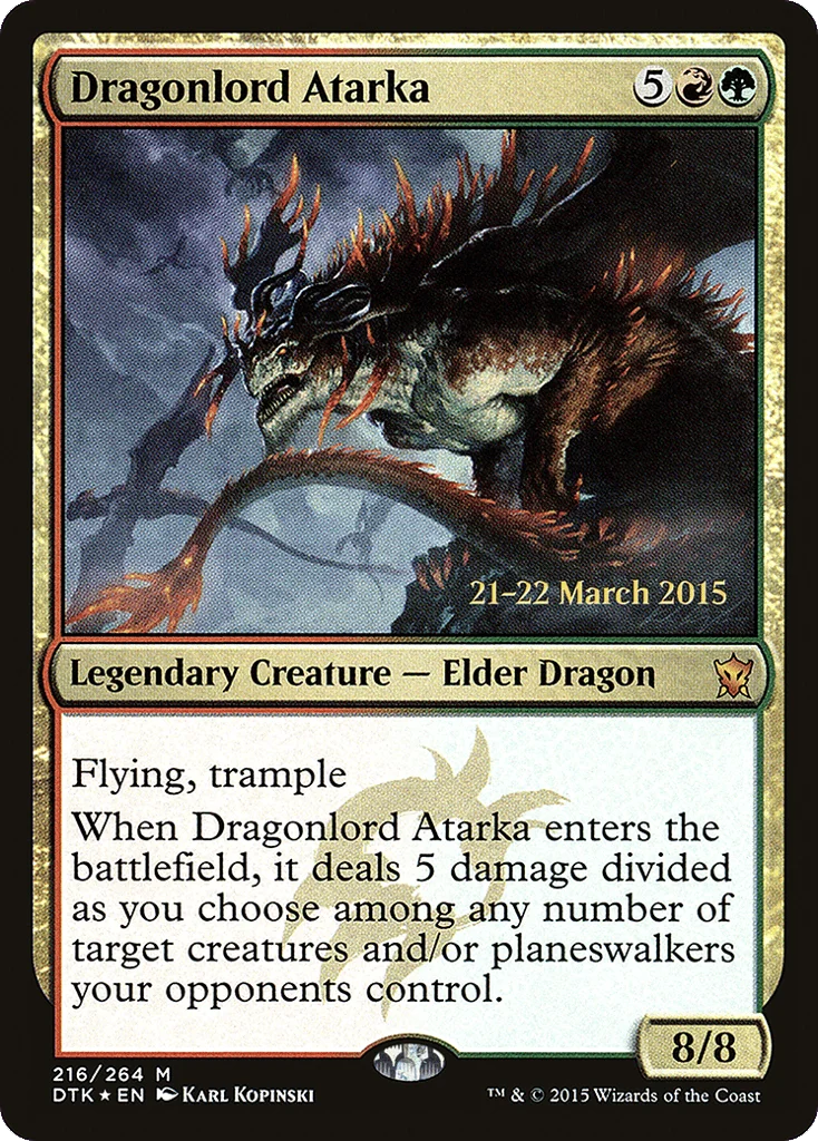 Dragonlord Atarka · Dragons of Tarkir Promos