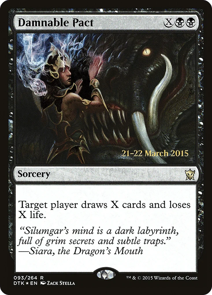 Damnable Pact · Dragons of Tarkir Promos