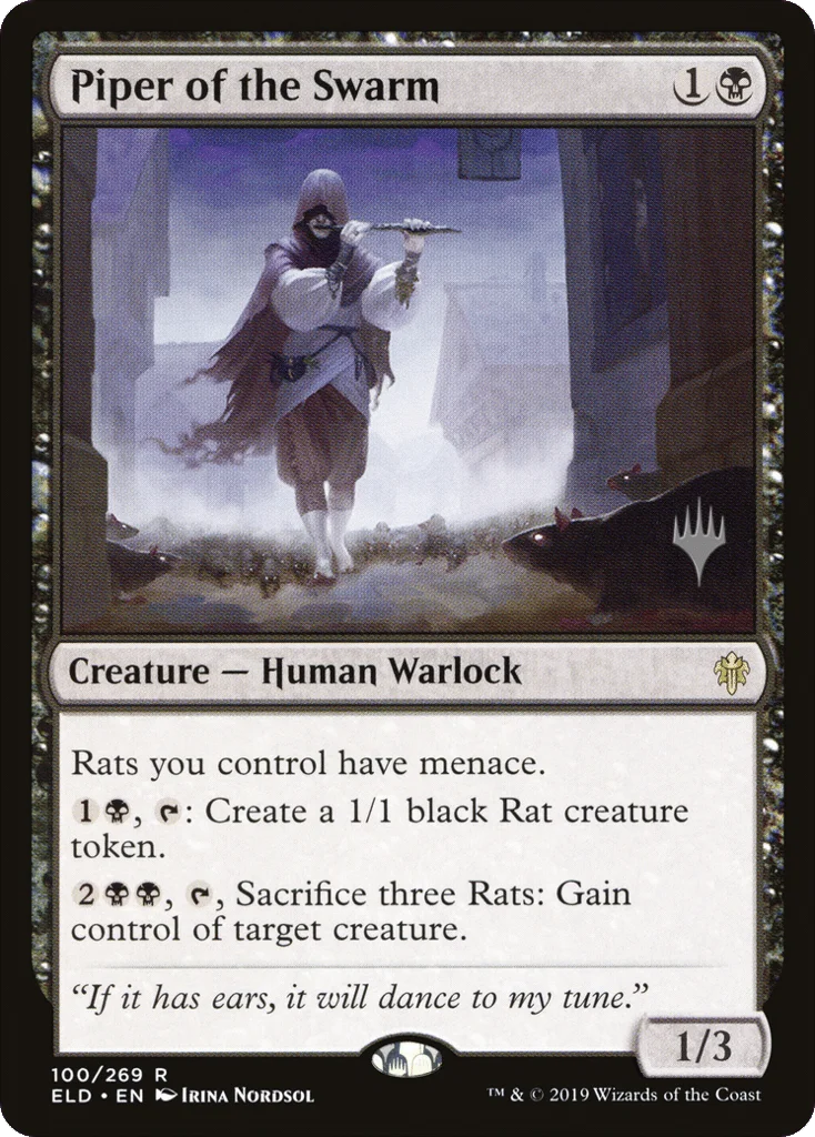 Piper of the Swarm · Throne of Eldraine Promos