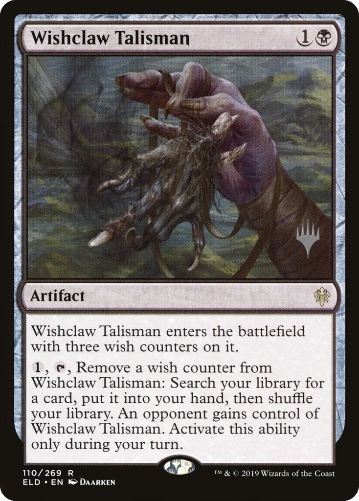 Wishclaw Talisman · Throne of Eldraine Promos