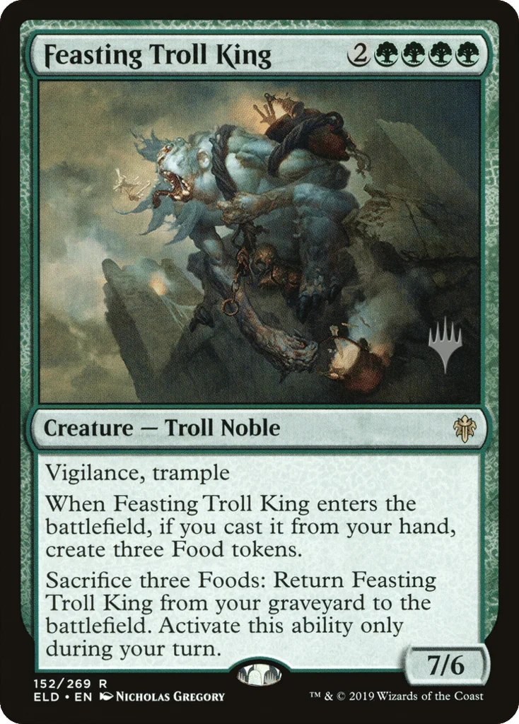 Feasting Troll King · Throne of Eldraine Promos