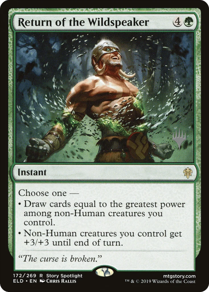 Return of the Wildspeaker · Throne of Eldraine Promos