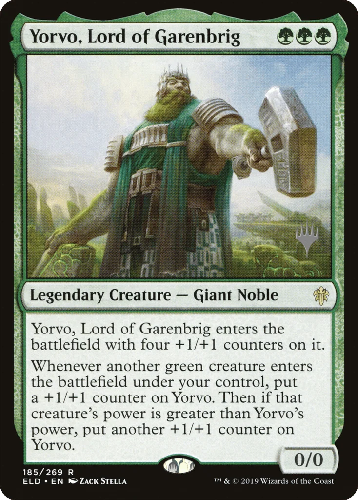 Yorvo, Lord of Garenbrig · Throne of Eldraine Promos
