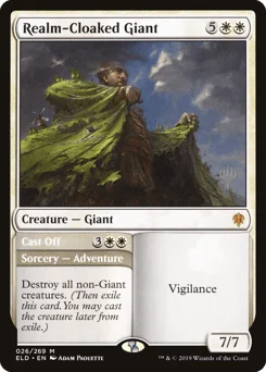 Realm-Cloaked Giant // Cast Off