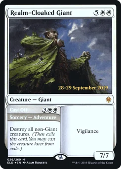 Realm-Cloaked Giant // Cast Off