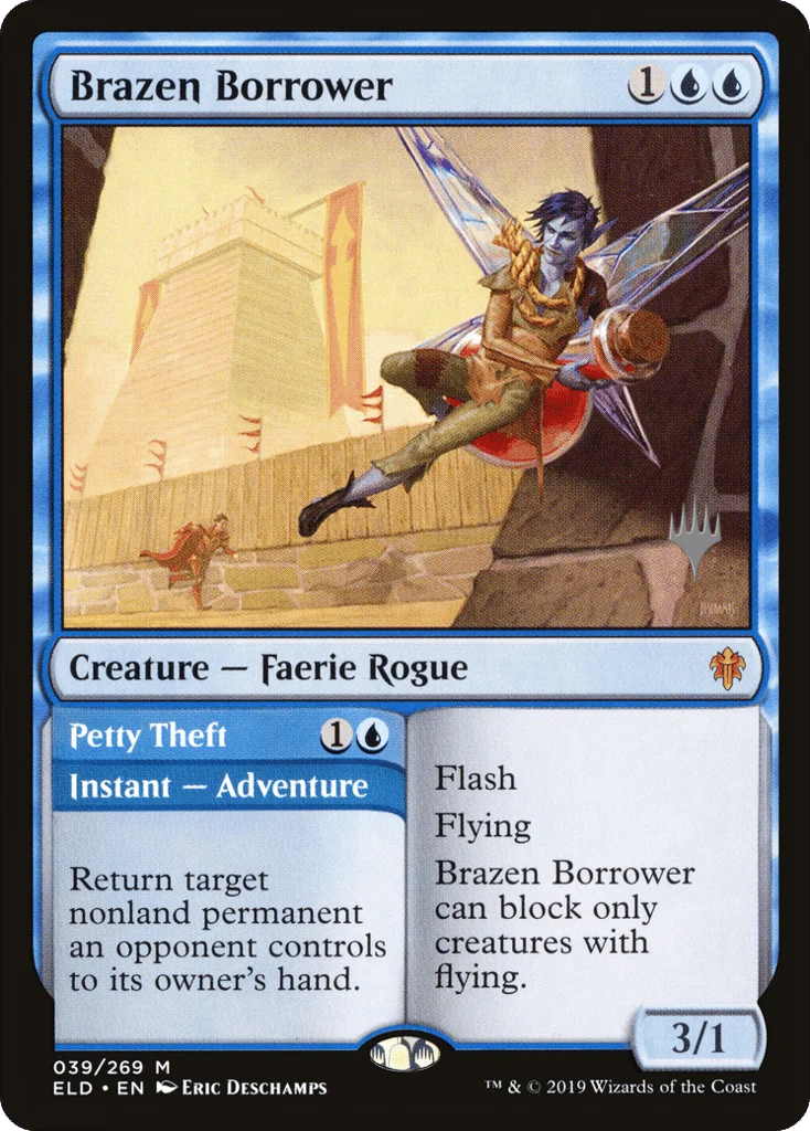 Brazen Borrower // Petty Theft · Throne of Eldraine Promos