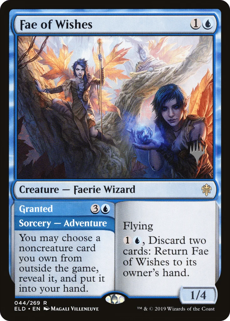 Fae of Wishes // Granted · Throne of Eldraine Promos