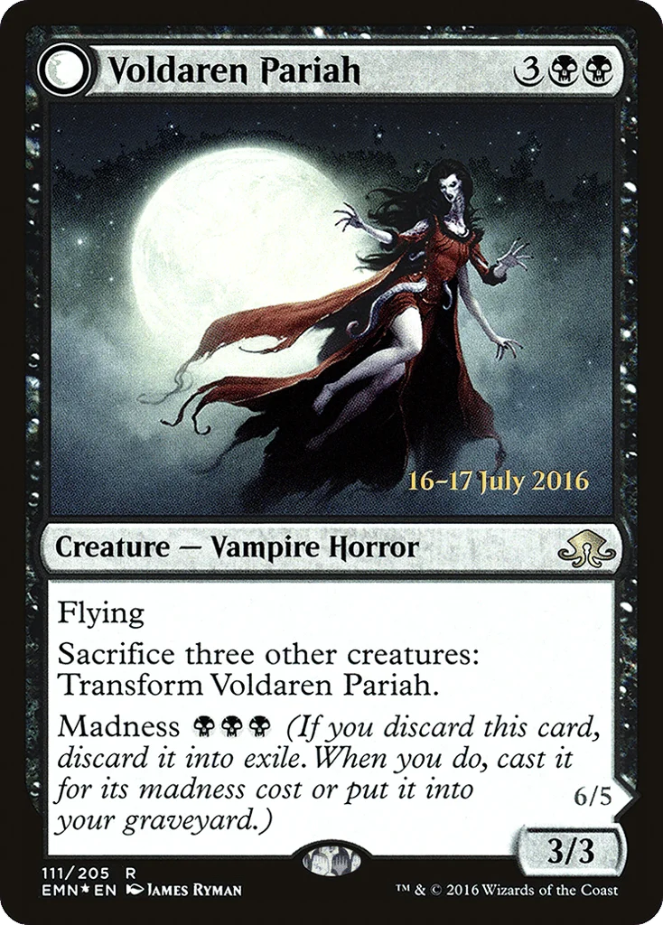 Voldaren Pariah // Abolisher of Bloodlines · Eldritch Moon Promos